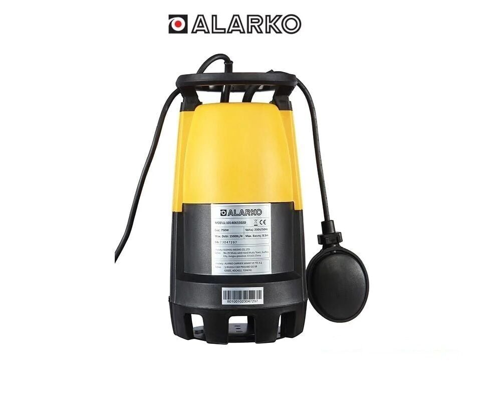 Alarko MC 750 E Drenaj Dalgıç Pompa 1 HP