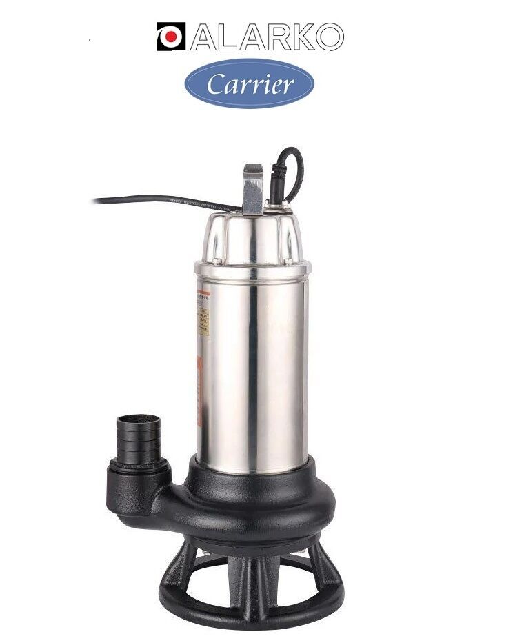 Alarko WQCN(D) 13-10 Döküm Gövdeli Bıçaklı Dalgıç Pompa 1.5 HP 220V