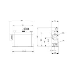 Sanipack Foseptik Tahliye Cihazı WC + 3 Ünite  - 12 LT