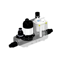 Sanicom 1 Atık Su Tahliye Cihazı 2 Ünite 10 lt Hacim