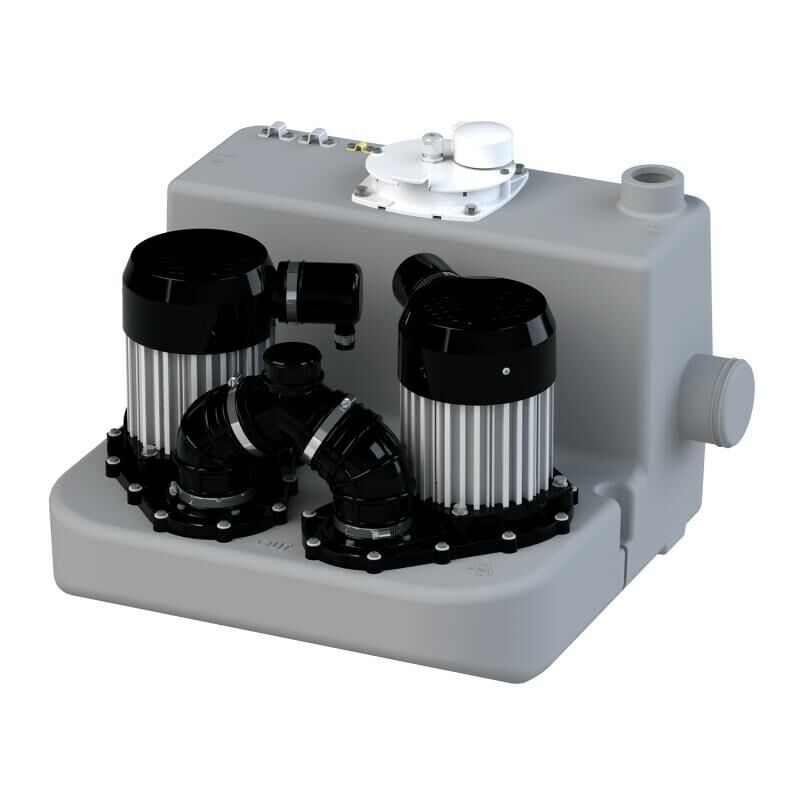 Sanicom 2 Atık Su Tahliye Cihazı 2 Ünite 34 lt Hacim