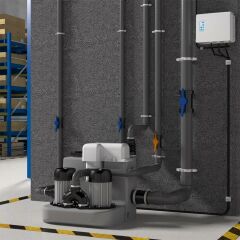 Sanicom 2 Atık Su Tahliye Cihazı 2 Ünite 34 lt Hacim