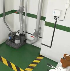 SFA Sanicubic 2 GR HP İki Pompalı Bıçaklı Foseptik Tahliye İstasyonu 39 Litre