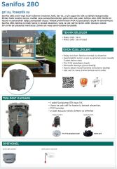 SFA Sanihydro Sanifos 280 1GR S Foseptik Tahliye İstasyonu - 280 Litre