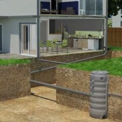 SFA Sanhydro Sanifos 1300 2GR S İkili Foseptik Tahliye İstasyonu - 1300 Litre