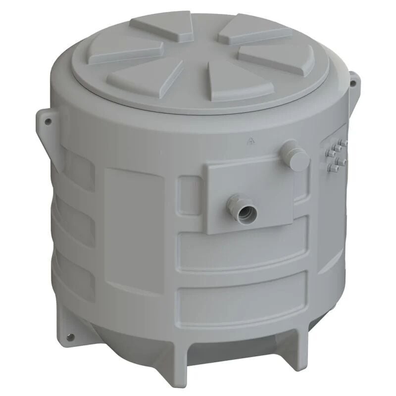 SFA Sanihydro Sanifos 610 2 SLD T Çiftli Gri Su İstasyonu - 610 Litre