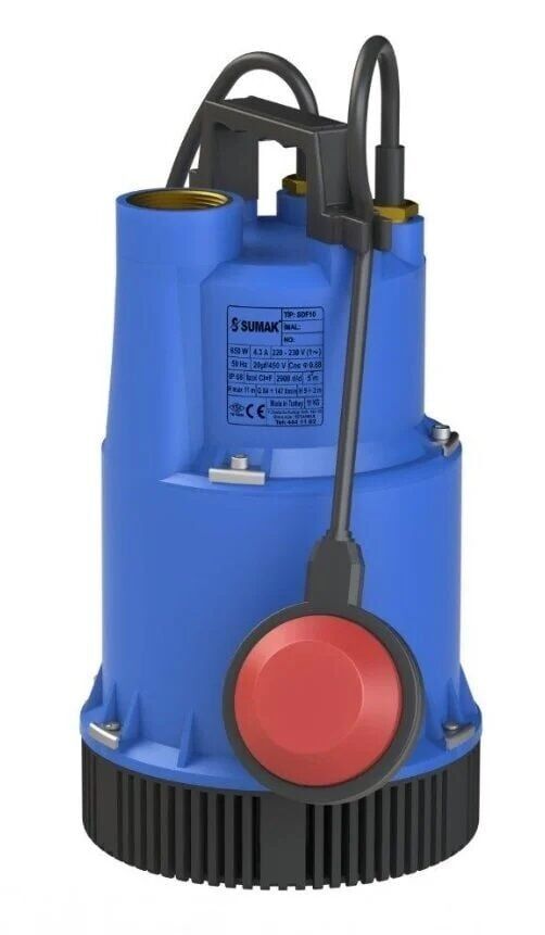 Sumak SDF10 Drenaj Dalgıç Pompa 0.85 HP