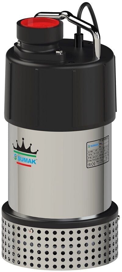 Sumak SDTV 40/2.5 Z Pas. Göv. Dalgıç Pompa 4 HP