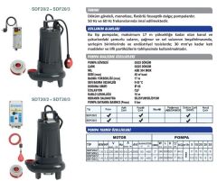 Sumak SDT 20/3 Foseptik Pompası 2.2 HP