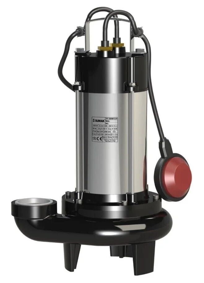 Sumak SBRM 15/2 Bıçaklı Foseptik Pompası 1.5 HP