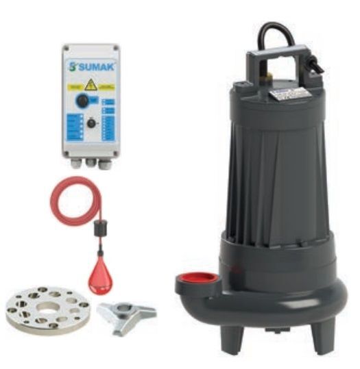 Sumak SBRT 30/2 Bıçaklı Foseptik Pompası 3 HP