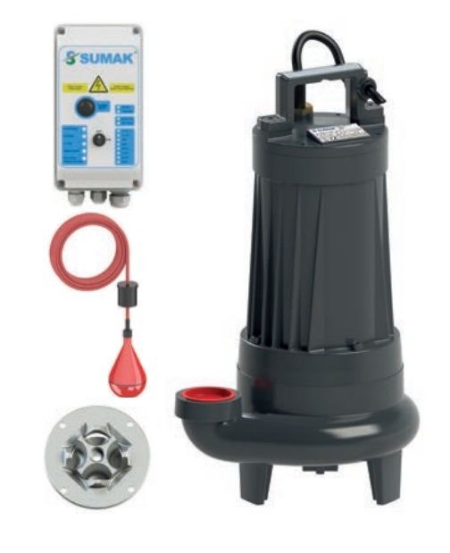 Sumak SBRT 20/2-P Özel Bıçaklı Foseptik Pompası 2.2 HP