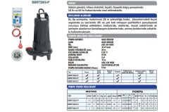 Sumak SBRT 30/2-P Özel Bıçaklı Foseptik Pompası 3 HP