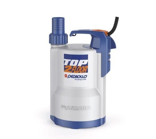Pedrollo TOP 2 FLOOR Sıfırdan Emişli Dalgıç Pompa 0.5 HP