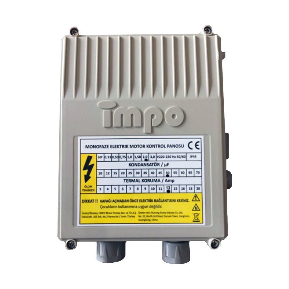 İmpo M18B İthal Dalgıç Pompa Panosu - Tek Pompa 0.75 HP 220 Volt