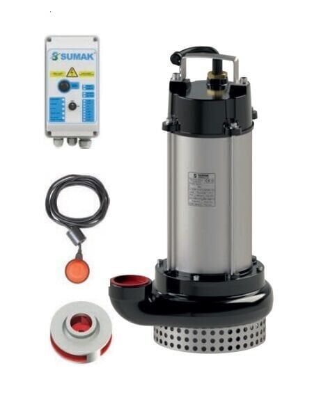 Sumak SDT 40/2-Y Az Kirli Drenaj Dalgıç Pompa 4 HP 380V