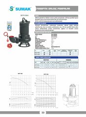 Sumak SDTV 100/4 Foseptik Pompası Yüksek Debili 10 HP