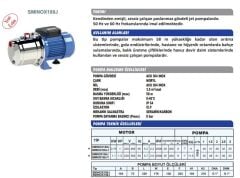 Sumak SMINOX150J Paslanmaz Jet Pompa 1 HP