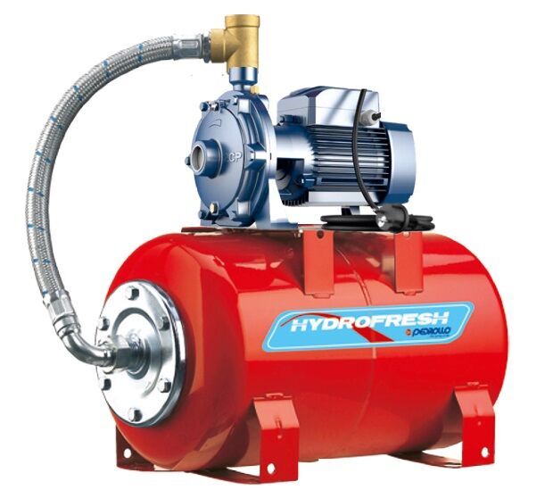 Pedrollo CB1-2CPm 25 / 130N Tek Kademeli Hidrofor 50 LT Tanklı 1 HP 4 Kat 20 Daire