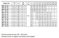 Pedrollo MK 2H - 3/6 İki Pom. Hidrofor 2x2 HP 18 Kat 30 Daire - 380V