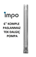 İmpo SS 660/22 - 6'' Paslanmaz Tek Dalgıç Pompa 240 Mss - 50 HP
