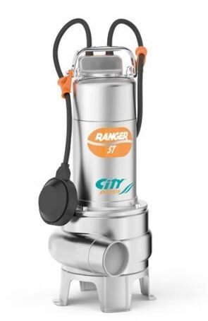City İtalyan Ranger ST 15/35 M Paslanmaz Foseptik Dalgıç Pompa 1.5 HP