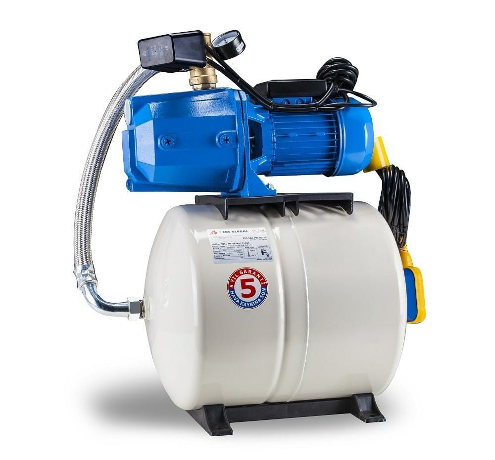 Etna Jet 100-50 ES Jet Hidrofor 50 LT Tanklı 1 HP 6 Kat 8 Daire