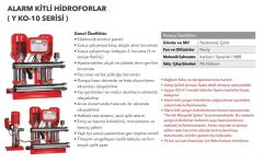 Etna Y2 KO 10/S7-22 İki Pom. Yangın Hidroforu 2x3 HP 85 Mss - 12 Ton