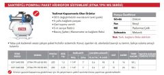 Etna YPH 90-50 WS Yatay Kad. Hidrofor 50 LT Tanklı 2.25 HP 12 Kat 24 Daire