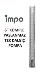 İmpo SS 632/14 - 6'' Paslanmaz Tek Dalgıç Pompa 158 Mss - 15 HP
