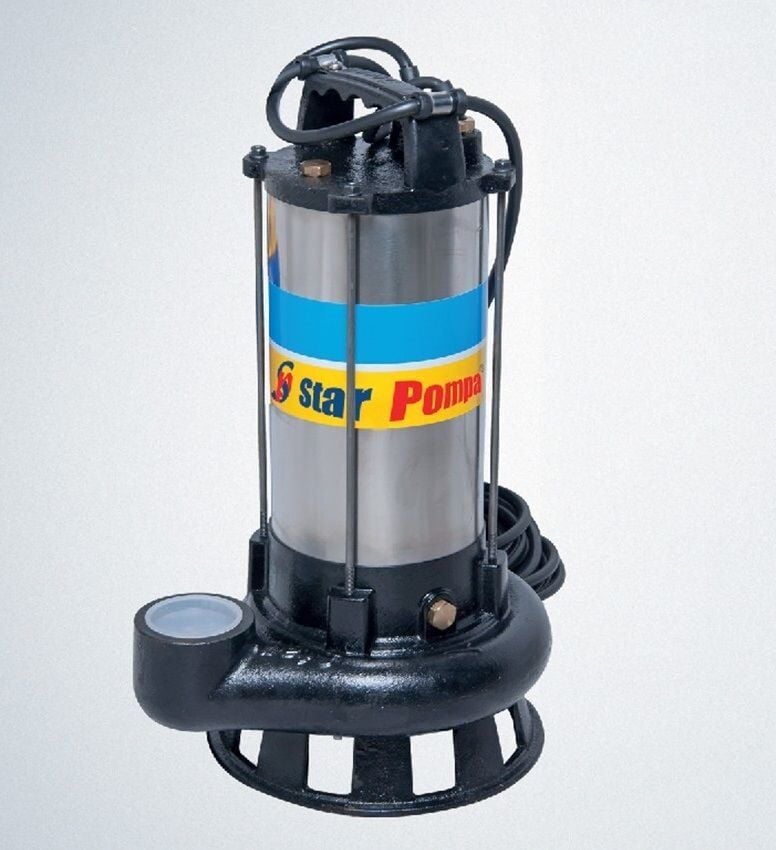 Star Pompa SPK 400 T Par. Bıçaklı Dalgıç Pompa 4 HP 380V Panolu