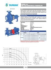 Sumak SMT250/80 Santrifüj Pompa (Akuple Motorlu) 2900 D/D 55 KW