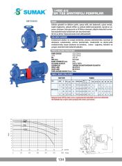 Sumak SMT250/50 Santrifüj Pompa (Akuple Motorlu) 1450 D/D 4 KW
