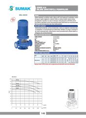 Sumak SML250/50 İnline Santrifüj Pompa DN50 - 2900 D/D - 30 KW