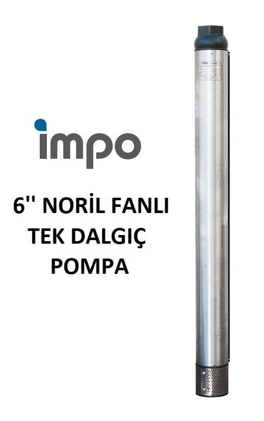 İmpo SN 645/11 - 6'' Noril Fanlı Tek Dalgıç Pompa 151 Mss - 25 HP