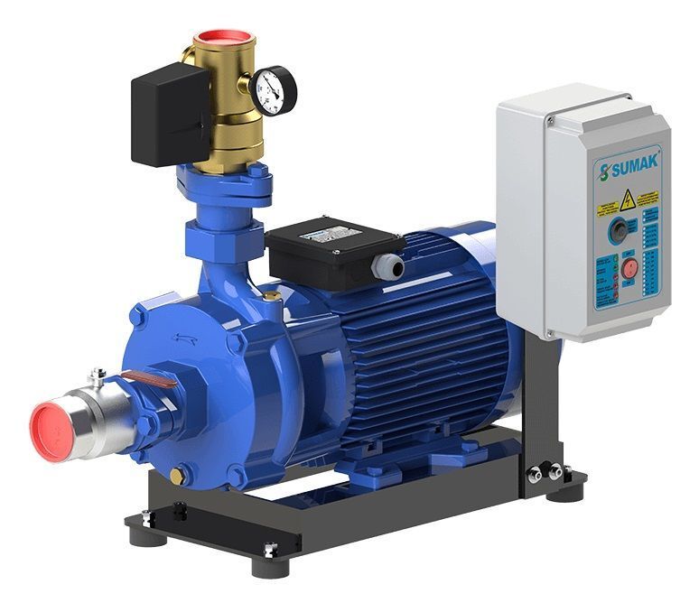 Sumak SMKTA550/2 Tek Pompalı Emişli Hidrofor 10 K-45 D - 5.5 HP - 380V