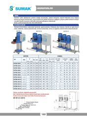 Sumak SHT8C 300/8 Üç Pom. Hidrofor 3x3 HP 10 Kat 76 Daire - 380V