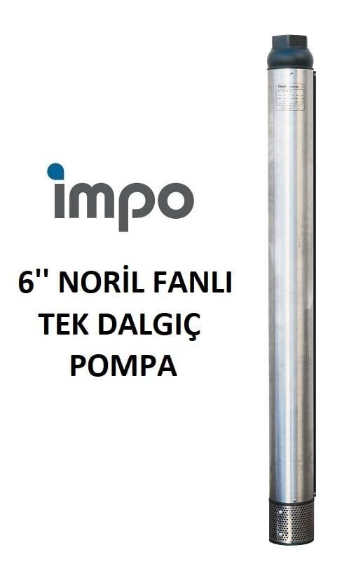 İmpo RN 615/22 - 6'' Noril Fanlı Tek Dalgıç Pompa 230 Mss - 15 HP