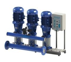 Sumak SHT24C750/5 Üç Pom. Hidrofor 3x7.5 HP 11 Kat 144 Daire - 380V