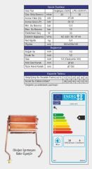Daxom UKDAX 14 STL Doğalgazlı Hermetik Şofben 14 lt/dk