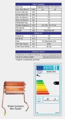 Daxom UKDAX 12 STL LPG Uyumlu Hermetik Şofben 12 lt/dk
