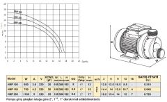 Troy Pompa HMP 200 Jakuzi Pompası 1 1/2'' 1.5 HP
