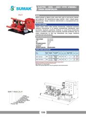 Sumak SMKT 750 DJY İki Pom. Yangın Hidroforu 1x7.5 HP 1x1.8 HP 380V