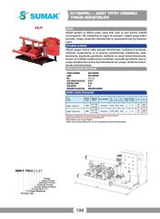 Sumak SMKT 750/2 EY Tek Pom. Yangın Hidroforu 7.5 HP  380V