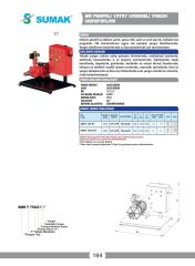 Sumak SMKT 750 EY Tek Pom. Yangın Hidroforu 7.5 HP  380V