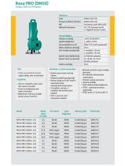 Wilo Rexa PRO-C05-322A/21T011X540/O Döküm Gövdeli Dalgıç Atık Su Pompası