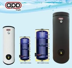 Apa Boyler 800 LT Çift Serpantinli Boyler