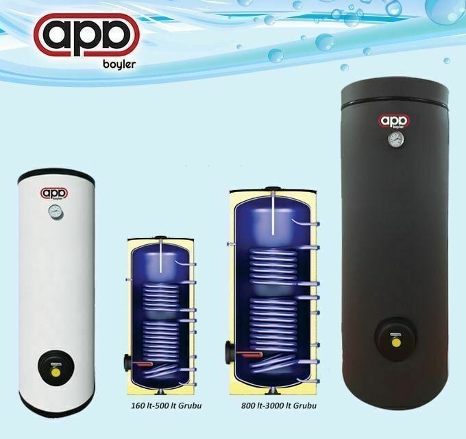 Apa Boyler 500 LT Çift Serpantinli Boyler