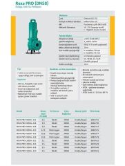 Wilo Rexa PRO-V08-428A/41T025X540/O Döküm Gövdeli Dalgıç Atık Su Pompası