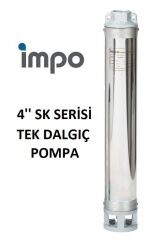 İmpo SK 408/09 - 4'' Tek Dalgıç Pompa 57 Mss - 2 HP (Krom Başlıklı)
